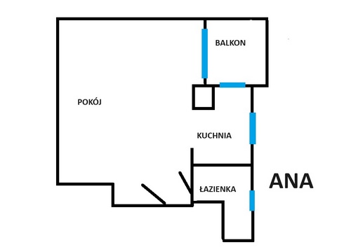 Schemat Apartamentu ANA